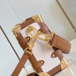 Louis Vuitton Side Trunk MM Natural Canvas M14411 Replica Bag