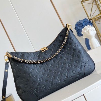 Louis Vuitton - Boulogne MM Bag Monogram Empreinte Leather Black M13706 