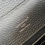 Louis Vuitton Capucines Mini Handbag M85513 Black Taurillon Leather with Python Handle