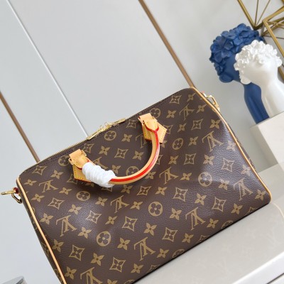 Louis Vuitton - Speedy Soft 30 Lucky Handbag M15107 Monogram Canvas with VVN Leather Trim