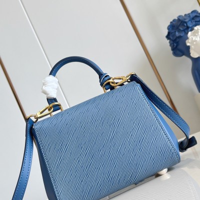 Louis Vuitton - Cluny Mini Bag M14855 Denim Blue Epi Leather