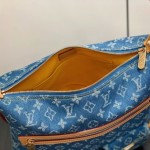 Louis Vuitton Vintage Denim Handbag Collection – Green, Pink, Blue