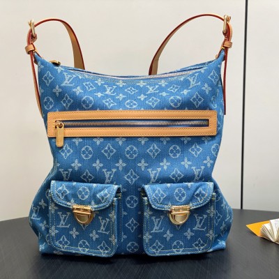 Louis Vuitton - Vintage Denim Handbag Collection Green, Pink, Blue (M95211, M95213, M95210, M95048)