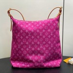 Louis Vuitton Vintage Denim Handbag Collection – Green, Pink, Blue
