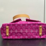 Louis Vuitton Vintage Denim Handbag Collection – Green, Pink, Blue