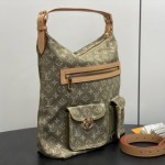 Louis Vuitton Vintage Denim Handbag Collection – Green, Pink, Blue