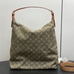 Louis Vuitton Vintage Denim Handbag Collection – Green, Pink, Blue