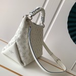 Louis Vuitton Beaubourg Hobo MM M56073 in Monogram Perforated Calfskin – Brown/Gray/Black/Light Brown