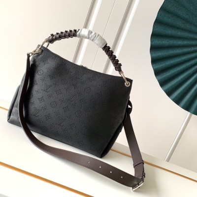 Louis Vuitton - Beaubourg Hobo MM Handbag M56073 Monogram Perforated Calfskin (Brown/Gray/Black/Light Brown)
