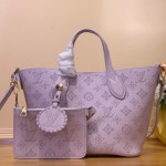 Louis Vuitton Blossom Small Handbag M14395 Purple Perforated Leather Replica