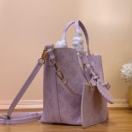 Louis Vuitton Blossom Small Handbag M14395 Purple Perforated Leather Replica