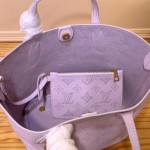 Louis Vuitton Blossom Small Handbag M14395 Purple Perforated Leather Replica