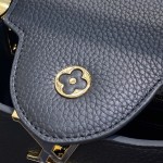 Louis Vuitton Capucines BB M14970 Black / Pink Chain Leather
