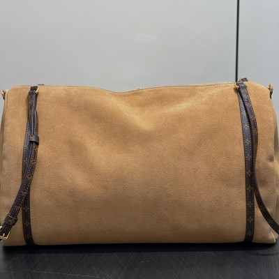 Louis Vuitton - Express Large Handbag M26037 Black / M26451 Beige  Suede Leather Pillow Bag