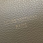 Louis Vuitton Express Small Handbag M26039 Black and M26360 Elephant Grey Leather Pillow Bag
