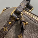 Louis Vuitton Express Small Handbag M26039 Black and M26360 Elephant Grey Leather Pillow Bag