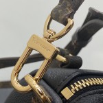 Louis Vuitton Express Small Handbag M26039 Black and M26360 Elephant Grey Leather Pillow Bag