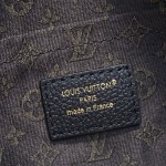 Louis Vuitton Express Small Handbag M26039 Black and M26360 Elephant Grey Leather Pillow Bag