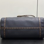 Louis Vuitton Express Large Handbag M26037 Black / M26451 Beige – Suede Leather