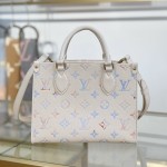 Louis Vuitton ONTHEGO Small Handbag M25770 Premium MB Chip Original Leather