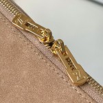 Louis Vuitton Express Medium M26358 Brown Suede Leather Handbag