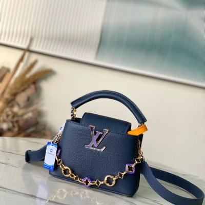Louis Vuitton Capucines Mini M14971 Harmony Series Taurillon Leather Handbag