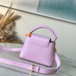 Louis Vuitton Capucines Mini M14972 Light Purple Harmony Collection Bag