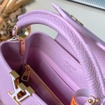 Louis Vuitton Capucines Mini M14972 Light Purple Harmony Collection Bag