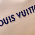 Louis Vuitton Dust Bag Tote Handbag M15235 White Suede Leather