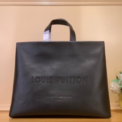 Louis Vuitton - Shopper Medium Handbag M13979 – Black LV Packaging Leather Tote