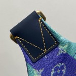 Louis Vuitton Rush Bumbag M25783 Blue Color-Block Waist Bag