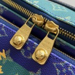 Louis Vuitton Rush Bumbag M25783 Blue Color-Block Waist Bag