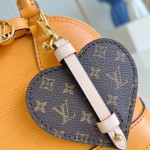 Louis Vuitton Alma Mini Handbag K00015 Turmeric Black Monogram Canvas