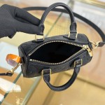 Louis Vuitton Nano Speedy M82450 Black MB Chip Replica Handbag