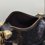 Louis Vuitton Side Trunk Medium Bag M26304 in Chocolate Monogram Saga Leather