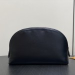 Louis Vuitton Pochette Cosmétique Black Lambskin Makeup Bag M15206 / M15205