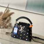 Louis Vuitton Capucines M14165 Murakami Re-Edition White Black Replica Handbag
