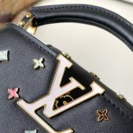 Louis Vuitton Capucines M14165 Murakami Re-Edition White Black Replica Handbag