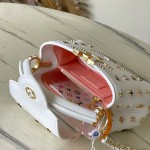 Louis Vuitton Capucines M14165 Murakami Re-Edition White Black Replica Handbag