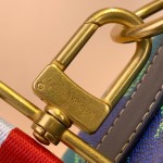 Louis Vuitton Keepall Bandoulière 25 M25786 - Blue-Green Floral Monogram Surfin’ Canvas
