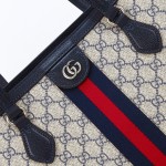 Gucci Tote Bag Replica 631685 in Blue, Beige, and Brown