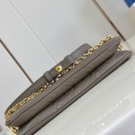 Louis Vuitton Liv Pochette M12916 Light Green Monogram Empreinte Replica