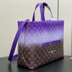 Louis Vuitton Shopper Tote M13923 Purple Gradient Damier Ebene Replica Bag