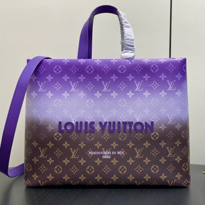 Louis Vuitton - Shopper Tote M13923 Purple Gradient Damier Ebene Bag