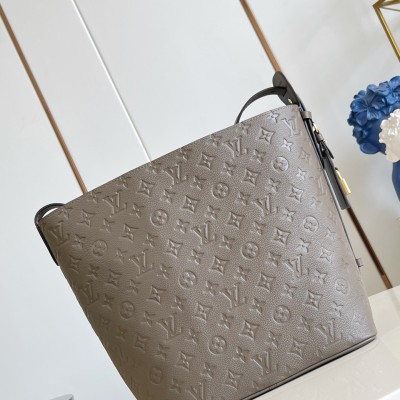 Louis Vuitton All In BB Large Bucket Bag M13044 Light Green Monogram Empreinte