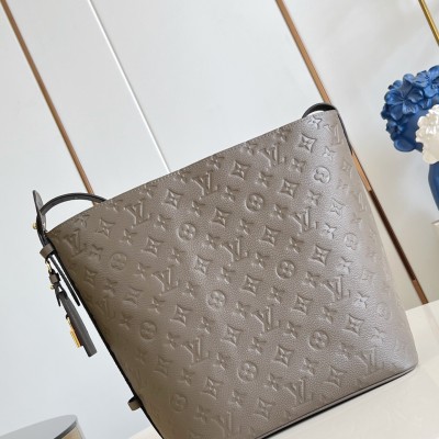 Louis Vuitton All In BB Large Bucket Bag M13044 Light Green Monogram Empreinte