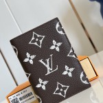 Louis Vuitton M26059 coated canvas passport cover multi color