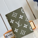 Louis Vuitton M26059 coated canvas passport cover multi color