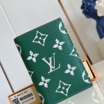 Louis Vuitton M26059 coated canvas passport cover multi color