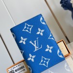 Louis Vuitton M26059 coated canvas passport cover multi color
